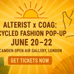 Alterist X COAG Upcycled Fashion Pop Up Summer Solstice on the weekend of the 20. to 22.06.25 at the Camden Open Air Gallery