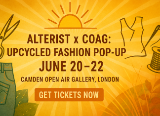 Alterist X COAG Upcycled Fashion Pop Up Summer Solstice on the weekend of the 20. to 22.06.25 at the Camden Open Air Gallery